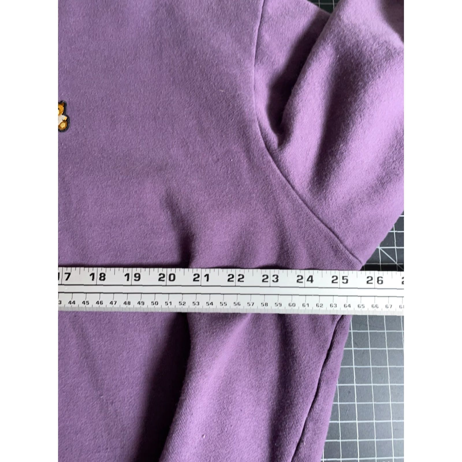 Teddy Fresh VINTAGE Teddy Fresh Sweatshirt Men XL Purple Crewneck Bear Embroidery Boxy Fit Size US XL / EU 56 / 4 - 5 Thumbnail