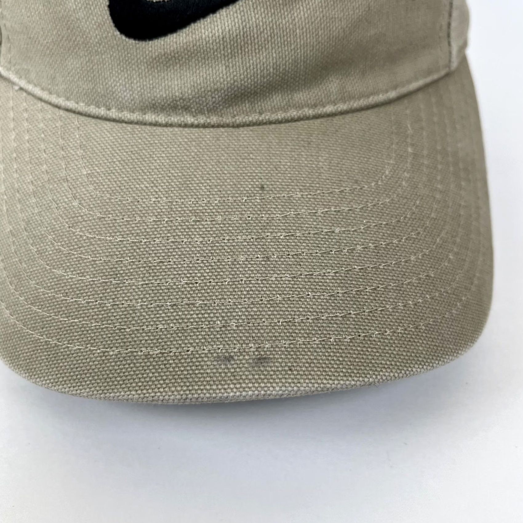 Nike Nike Visor Hat Cap Adjustable Mens One Size Beige Just Do It Swoosh Y2K Size ONE SIZE - 3 Thumbnail