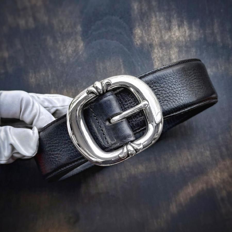 Chrome Hearts 32inch Chrome Hearts Gunslinger Leather Belt 1.5 Size ONE SIZE - 1 Thumbnail