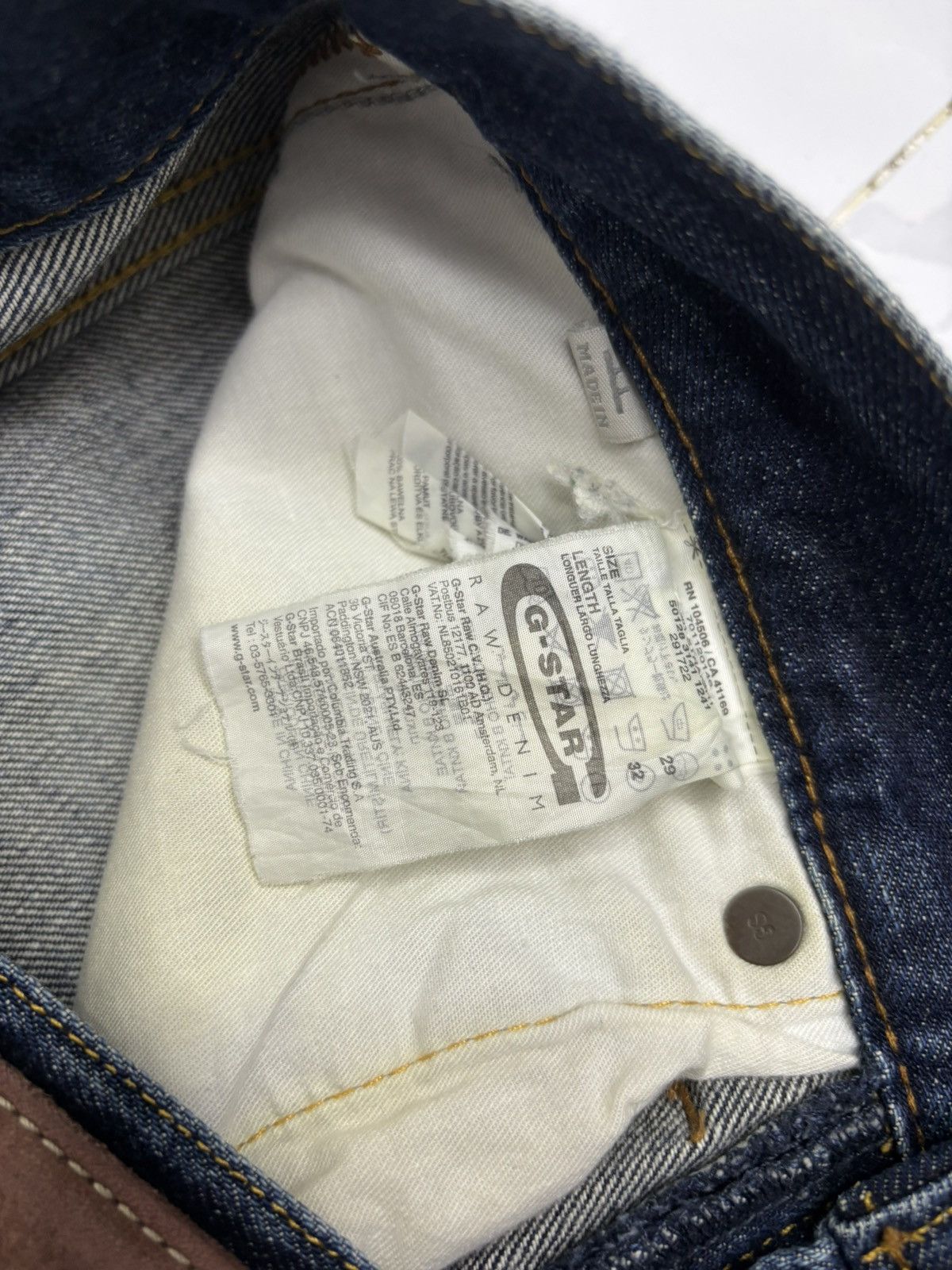 G-Star × If Six Was Nine VINTAGE G STAR RAW DISTRESSED DENIM JEANS Size US 30 / EU 46 - 14 Thumbnail