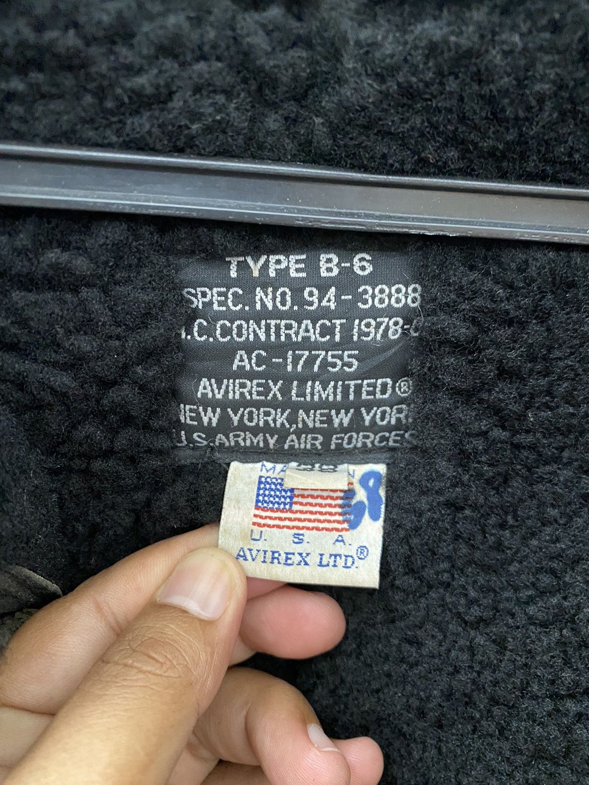 Avirex AVIREX LIMITED B6 TYPE BOMBER JACKET SHEEPSKIN Size US M / EU 48-50 / 2 - 7 Thumbnail