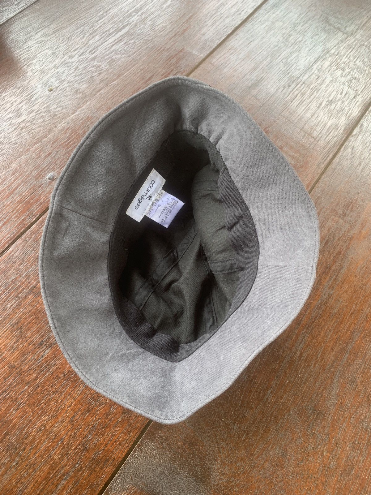 Courreges × Designer × Vintage Vintage Courreges Paris corduroy bucket hat Size ONE SIZE - 3 Thumbnail
