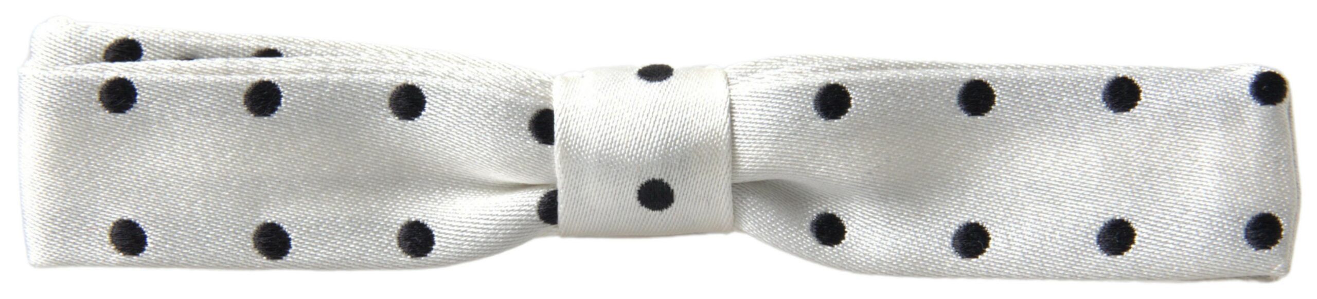 Dolce & Gabbana Stylish Polka Dot Silk Bow Men's Tie Size ONE SIZE - 1 Thumbnail