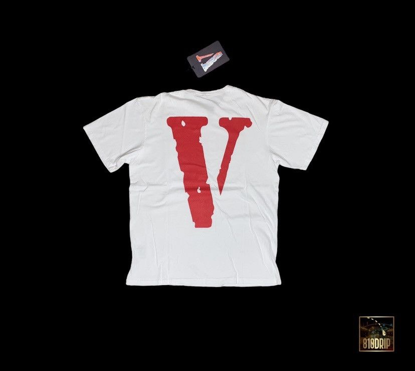 Vlone Vlone Red Friends White Tee (L) Size US L / EU 52-54 / 3 - 2 Thumbnail