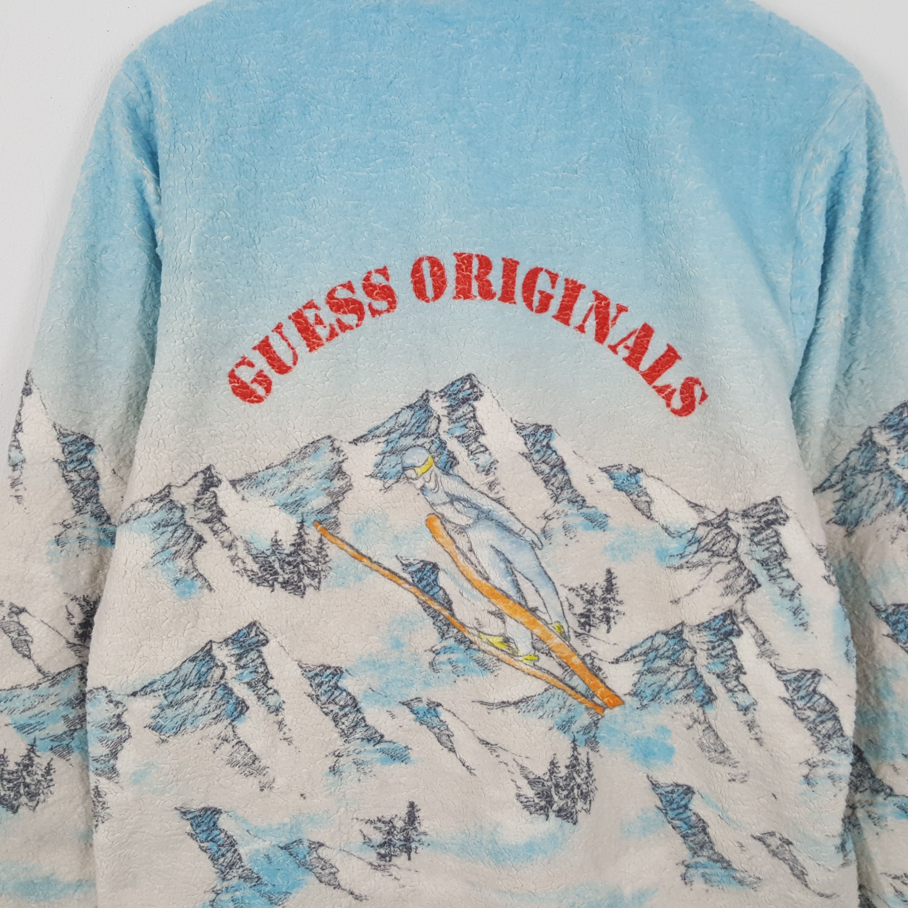 Guess × Vintage GUESS ORIGINAL Snow Winter Style Design Jacket Size US L / EU 52-54 / 3 - 2 Thumbnail