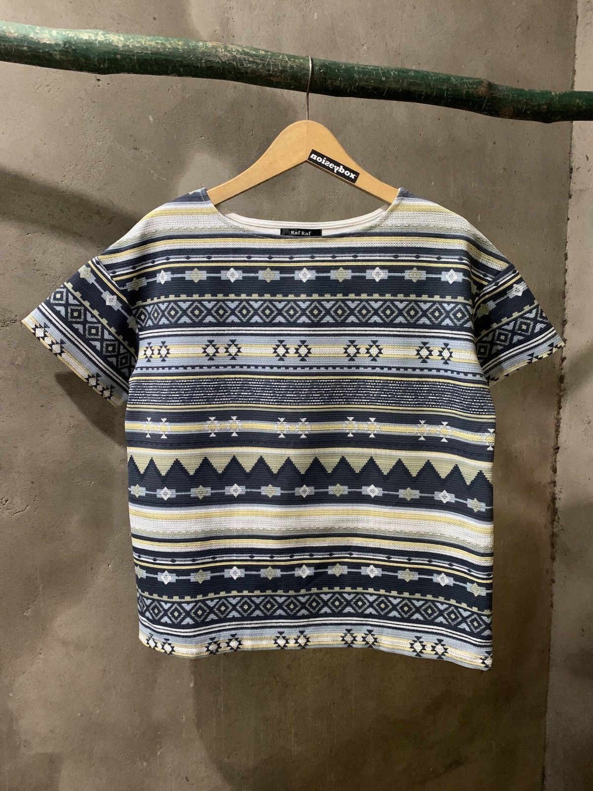 Japanese Brand × Vintage Raf Raf Native Navajo Poly Tee Size US M / EU 48-50 / 2 - 1 Thumbnail