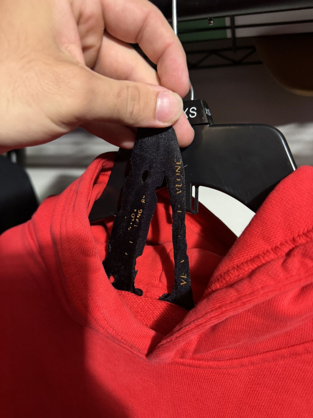 Vlone VLone Friends Hoody Red/Black XL Size US XL / EU 56 / 4 - 3 Thumbnail