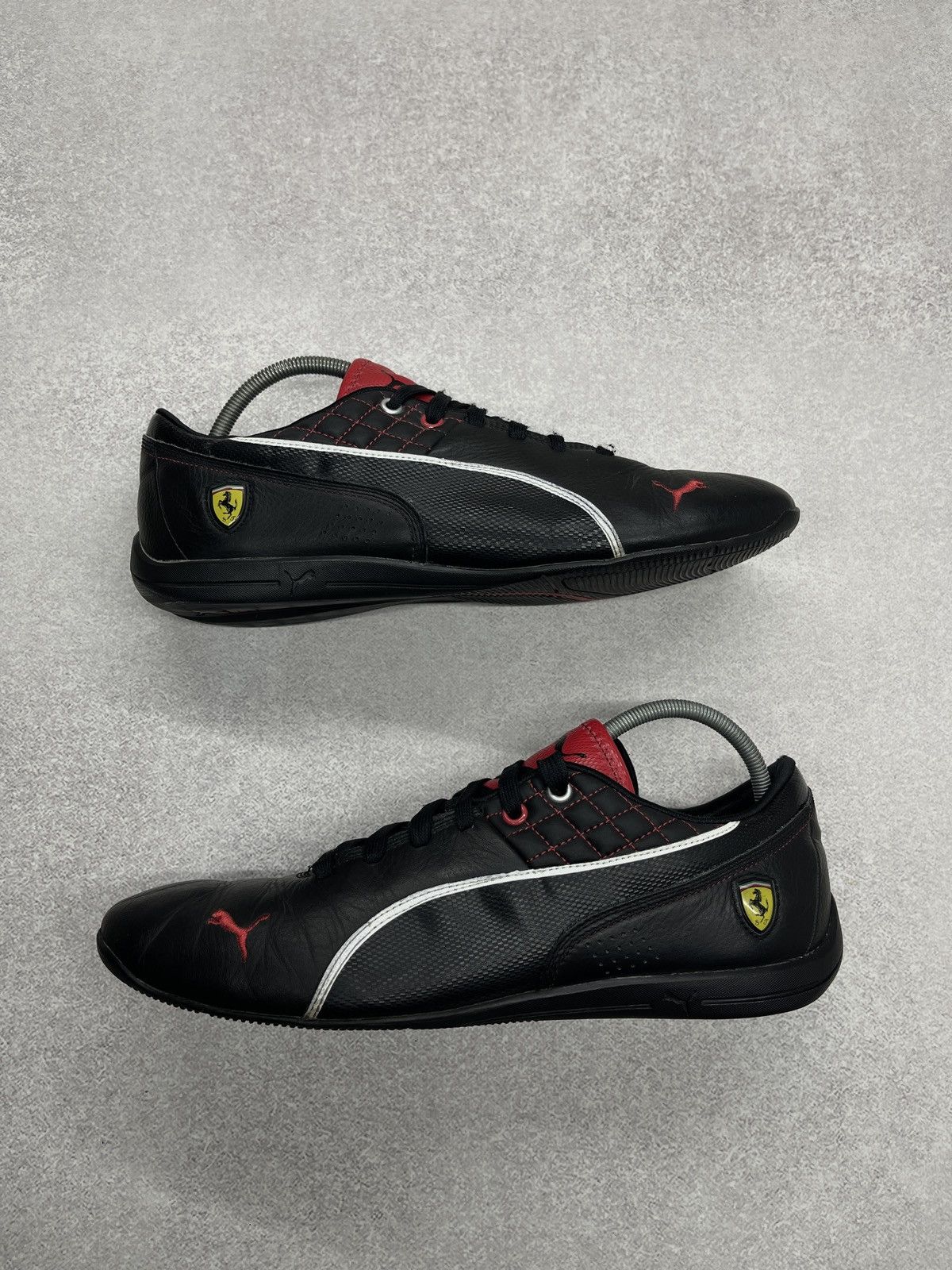 Ferrari × Puma Puma Ferrari Speedcat Leather Sneakers Black Japan Style Size US 10.5 / EU 43-44 - 3 Thumbnail