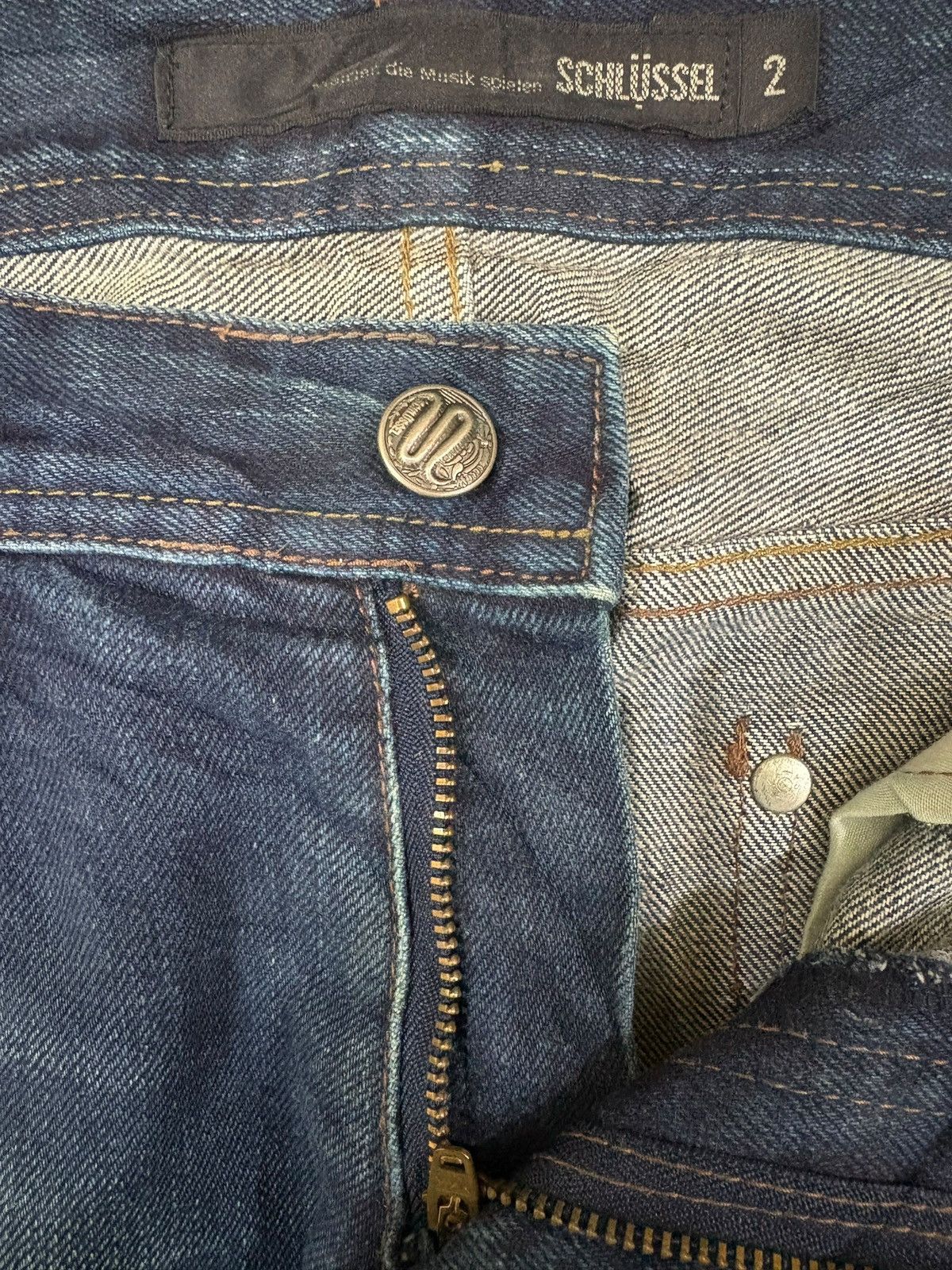Schlussel Vintage Japanese Schlussel Sick Mud Wash Distress Flare Jean Size US 32 / EU 48 - 5 Thumbnail