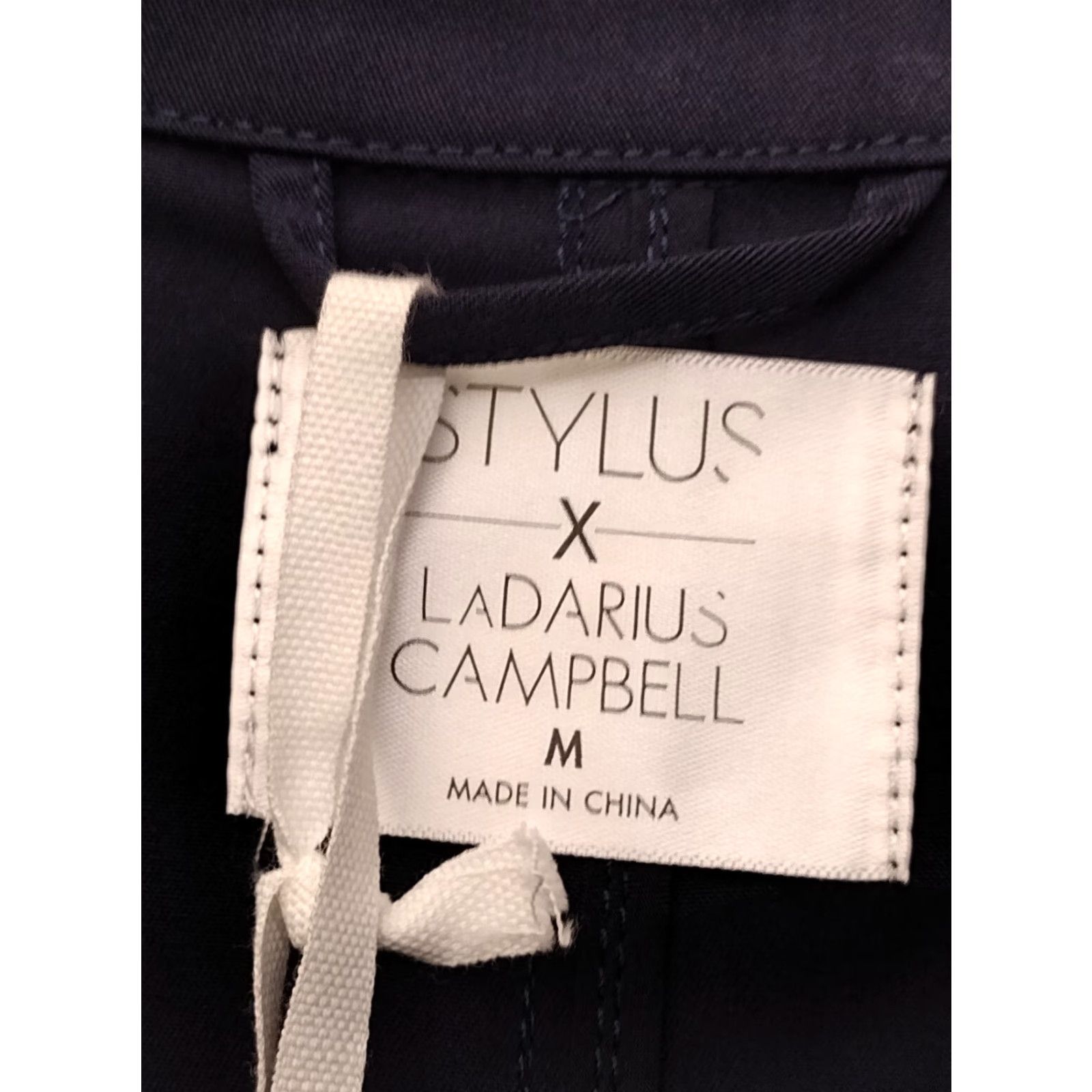 Vintage Stylus X LaDarius Campbell Lightweight Trench Coat Adult M Blue Pockets Buttons Shirt Coat Men Regular M Blue Fashion Rain 90s? Size US M / EU 48-50 / 2 - 6 Thumbnail