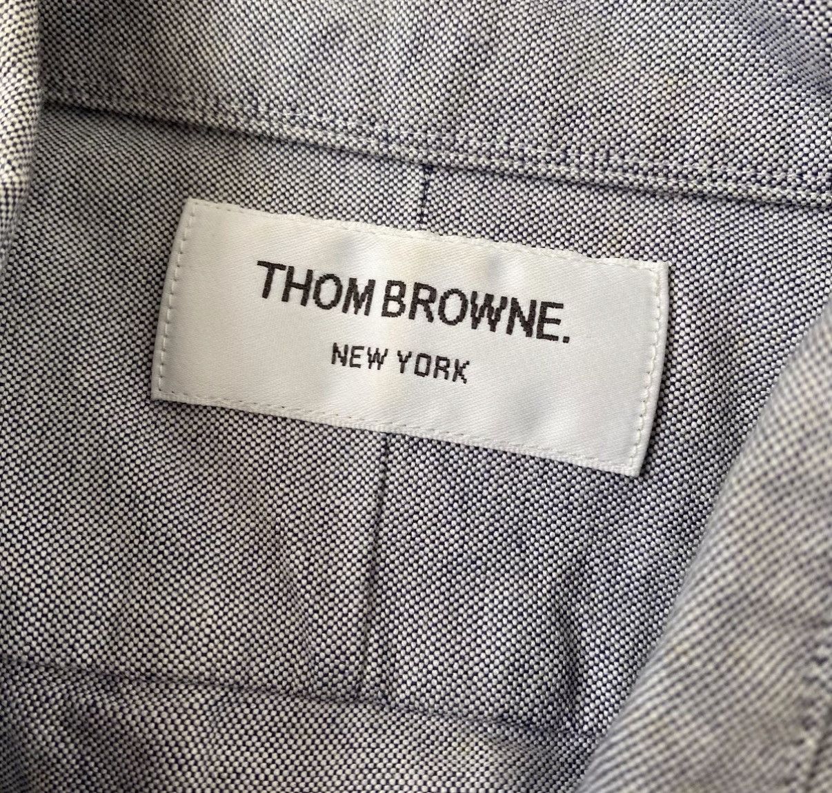 Thom Browne Thom Browne Multicolor Stripe Placket Oxford Shirt Size US M / EU 48-50 / 2 - 4 Thumbnail