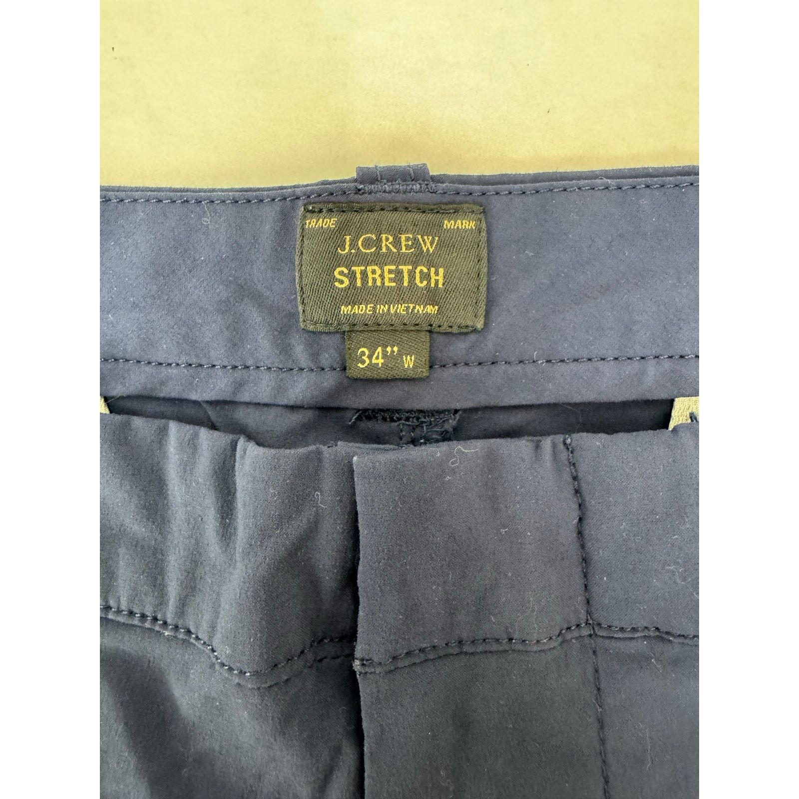 J.Crew J. Crew Stretch Chino Shorts Blue Nylon Men's Size 34 Size US 34 / EU 50 - 8 Thumbnail