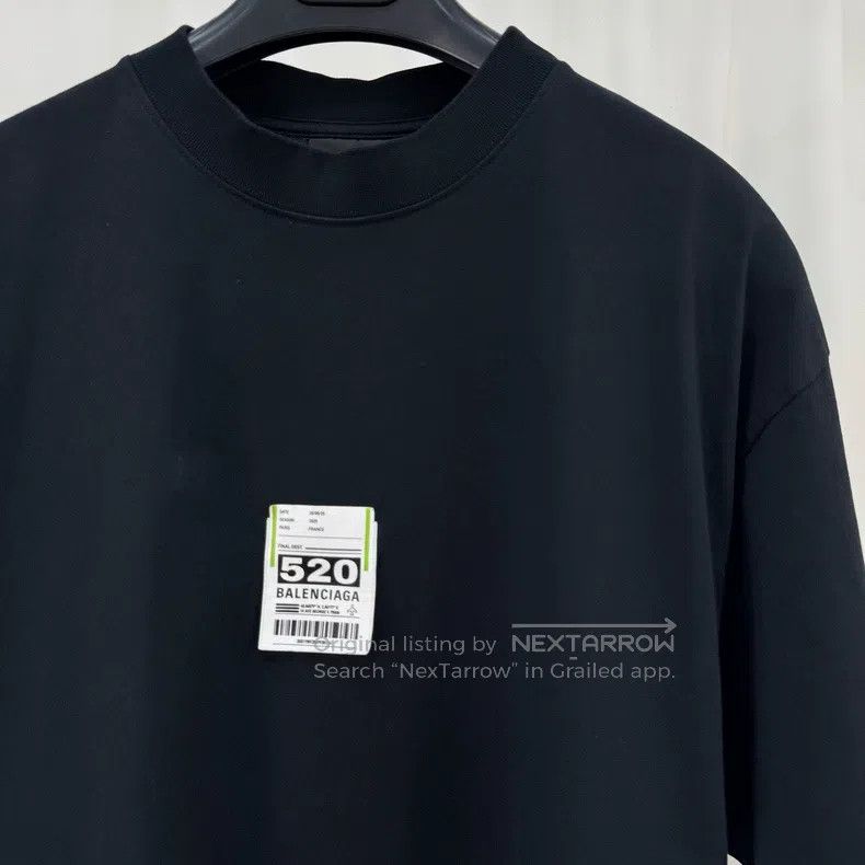 Balenciaga Balenciaga Limited Edition Airplane Ticket Short Sleeve Size US XXS / EU 40 - 3 Thumbnail