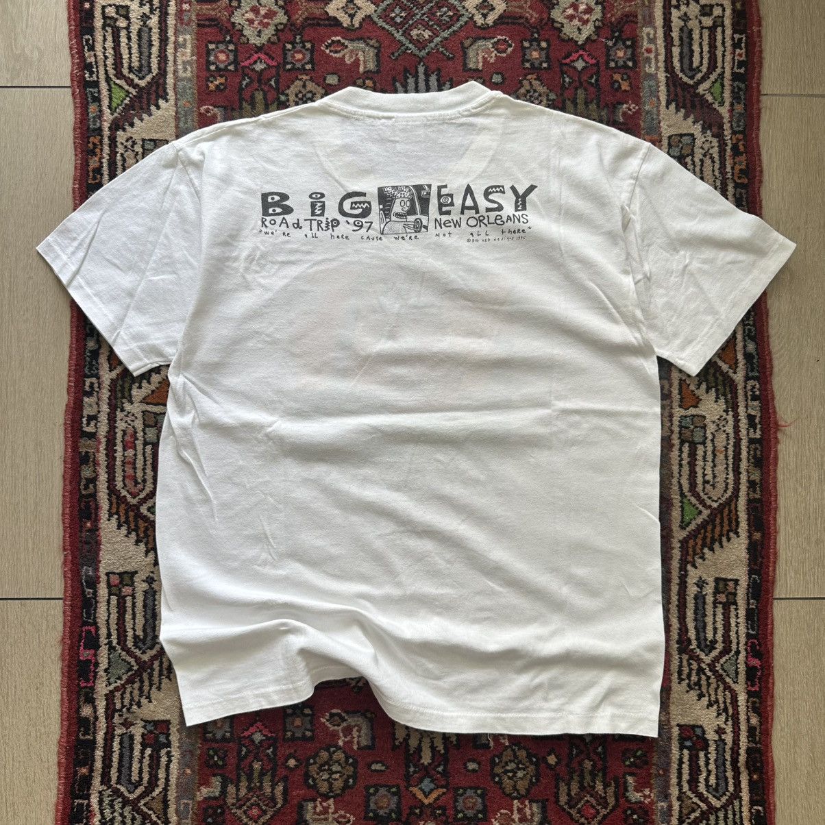 Vintage 1997 New Orleans “Road Trip” Graphic Tee Vintage Cartoon Size US XL / EU 56 / 4 - 5 Thumbnail