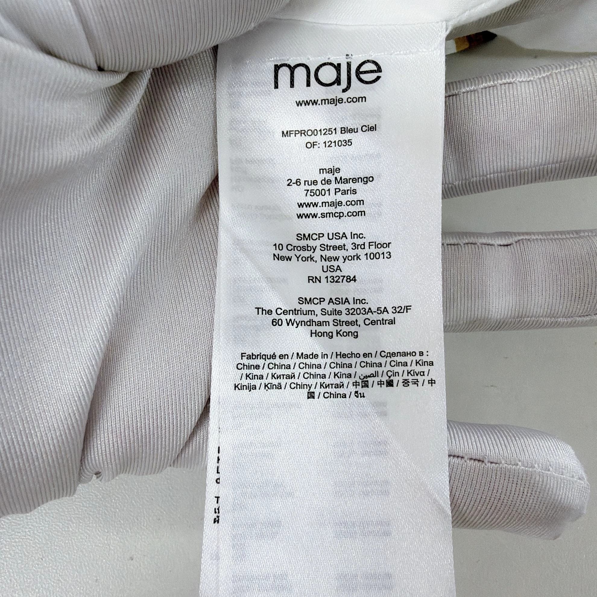 Maje Maje Colorblocked Dress 34 3035 Size XXS / US 00 / IT 34 - 8 Thumbnail