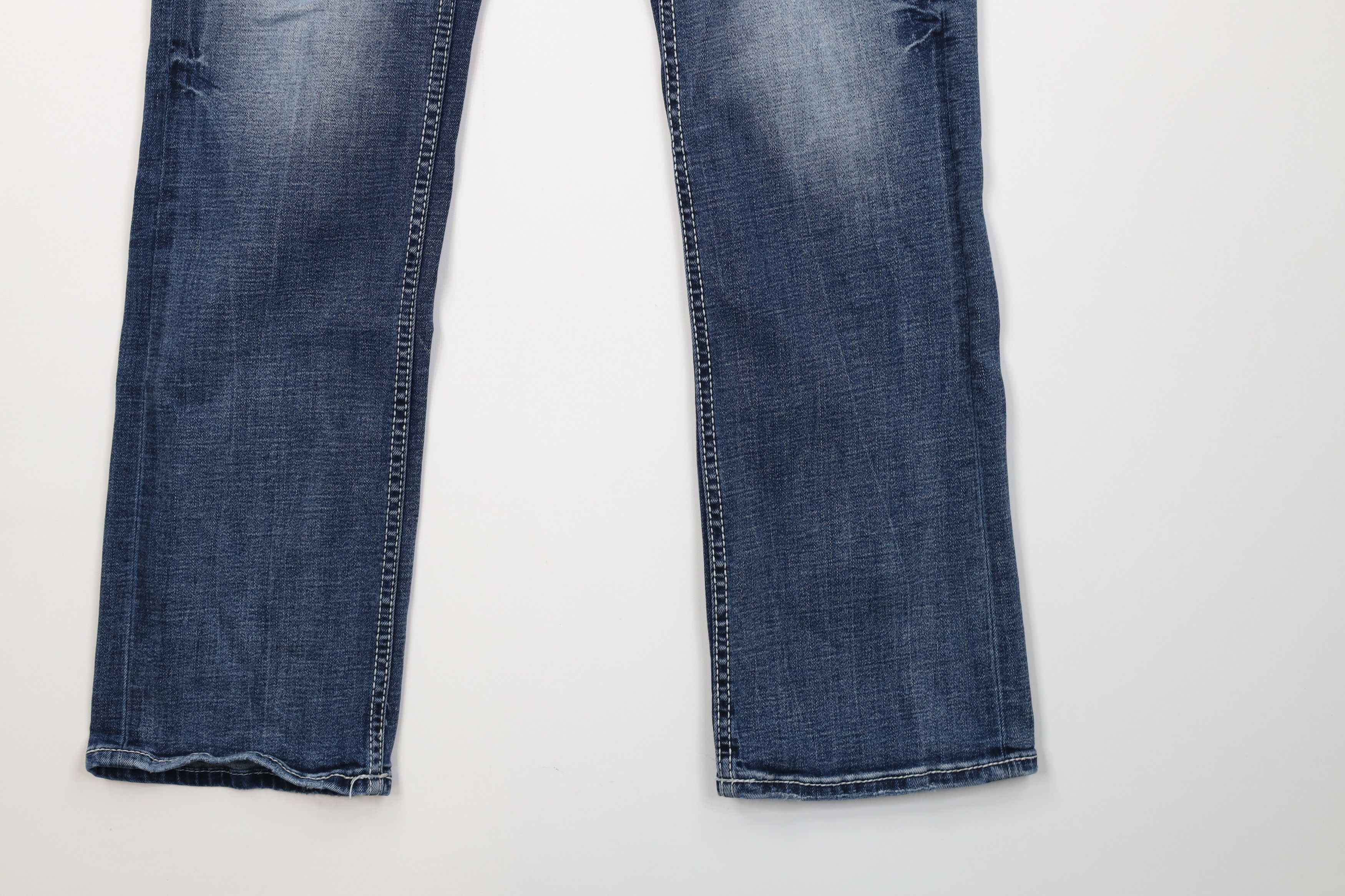 Vintage Buckle BKE Stitch Stretch Jake Bootcut Denim Jeans Blue Size US 28 / EU 44 - 5 Thumbnail