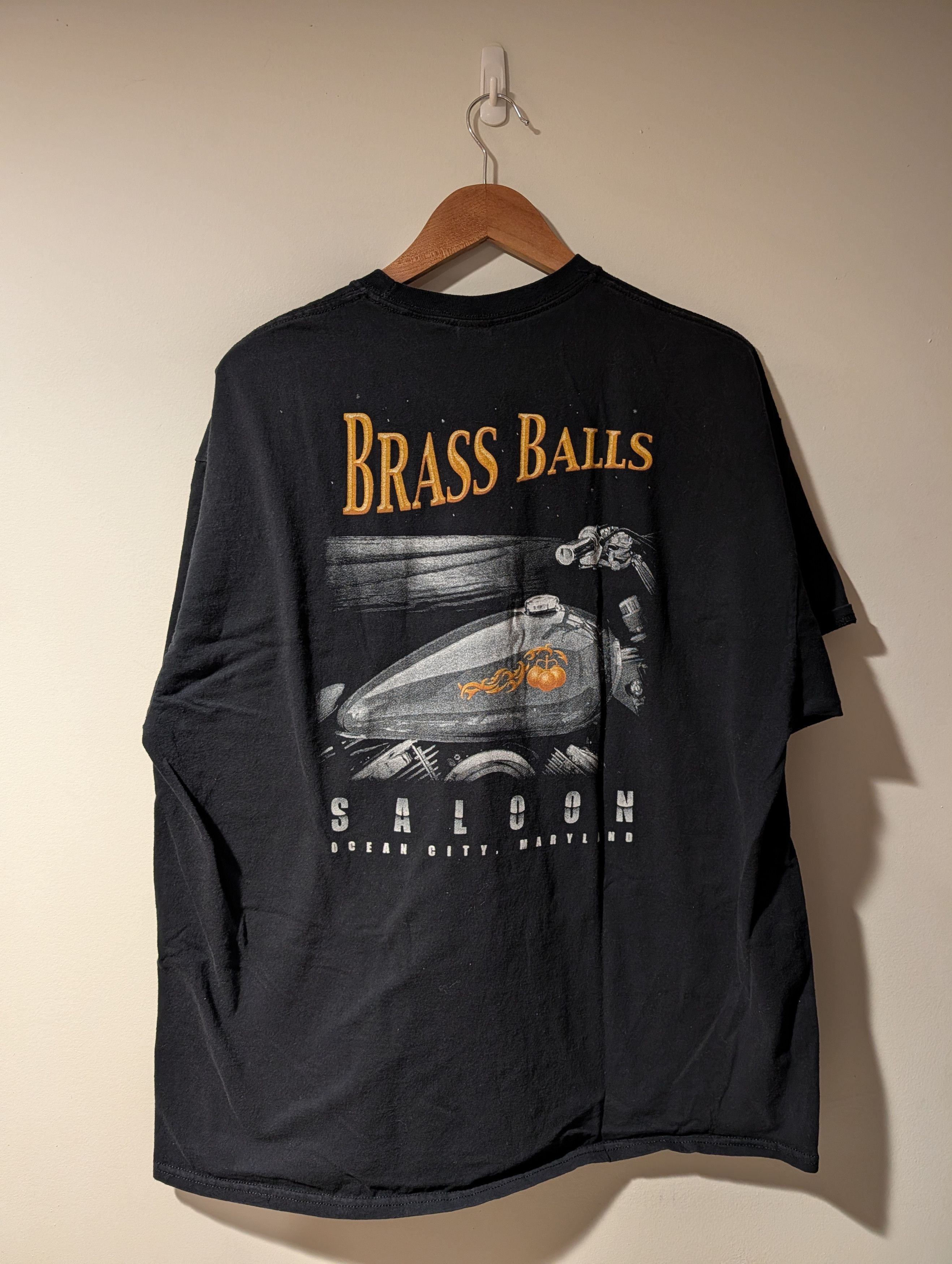 Harley Davidson Brass Balls Saloon Motorcycle Rider Harley Davidson T-Shirt Size US XXL / EU 58 / 5 - 1 Thumbnail
