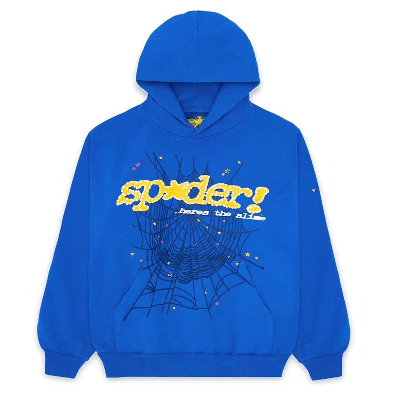 image of Spider Worldwide Tc Hooded Sweatshirt Blue, Men's (Size XL)