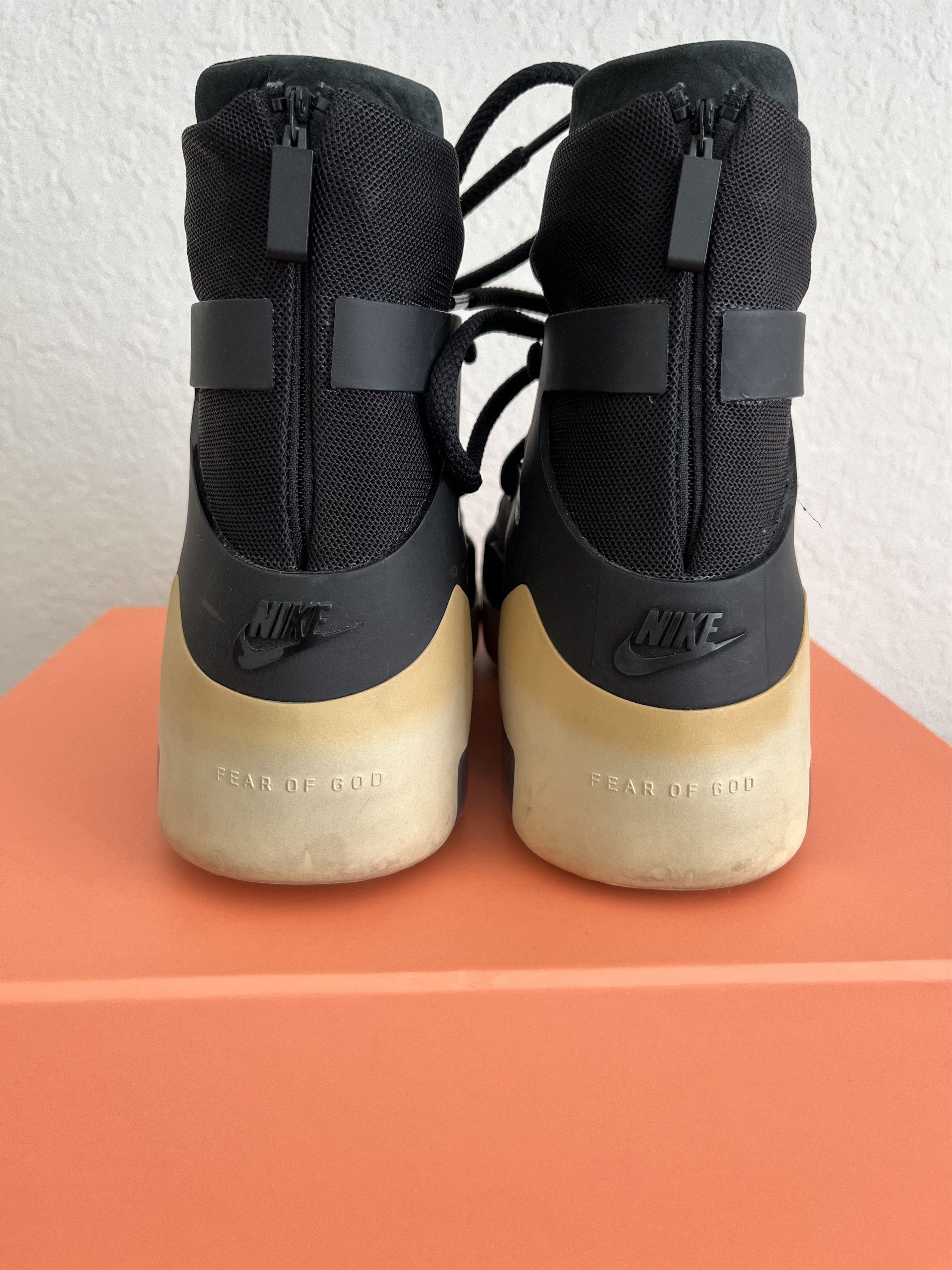 Fear of God × Nike Nike Air Fear of God 1 ‘Black’ Size US 7.5 / EU 40-41 - 6 Thumbnail