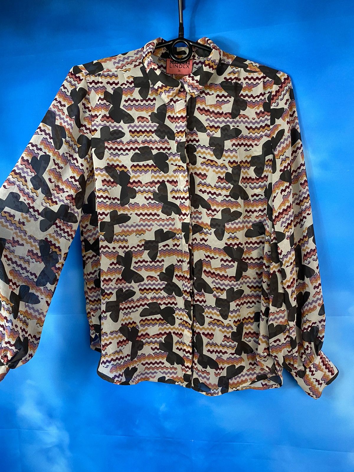 Missoni Missoni exclusive mesh shirt with Butterflies Size M / US 6-8 / IT 42-44 - 2 Thumbnail