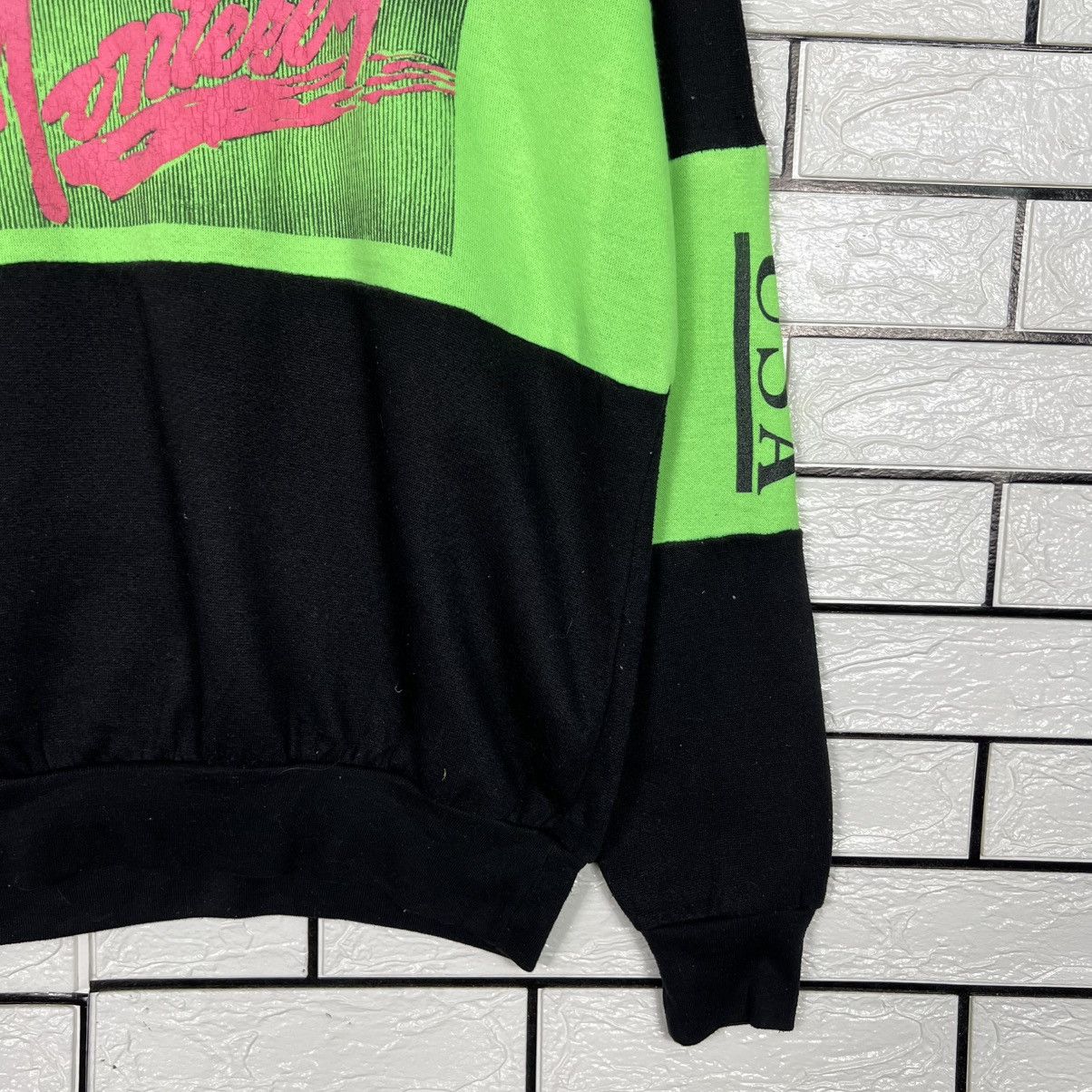Vintage 80's MONTEREY California USA Half Zip Sweatshirt #3964-C181 Size US M / EU 48-50 / 2 - 7 Thumbnail