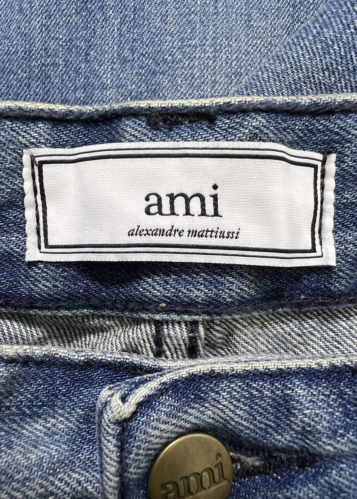 AMI AMI Paris - Sky Blue Destroyed Denim Jeans Size US 32 / EU 48 - 14 Thumbnail