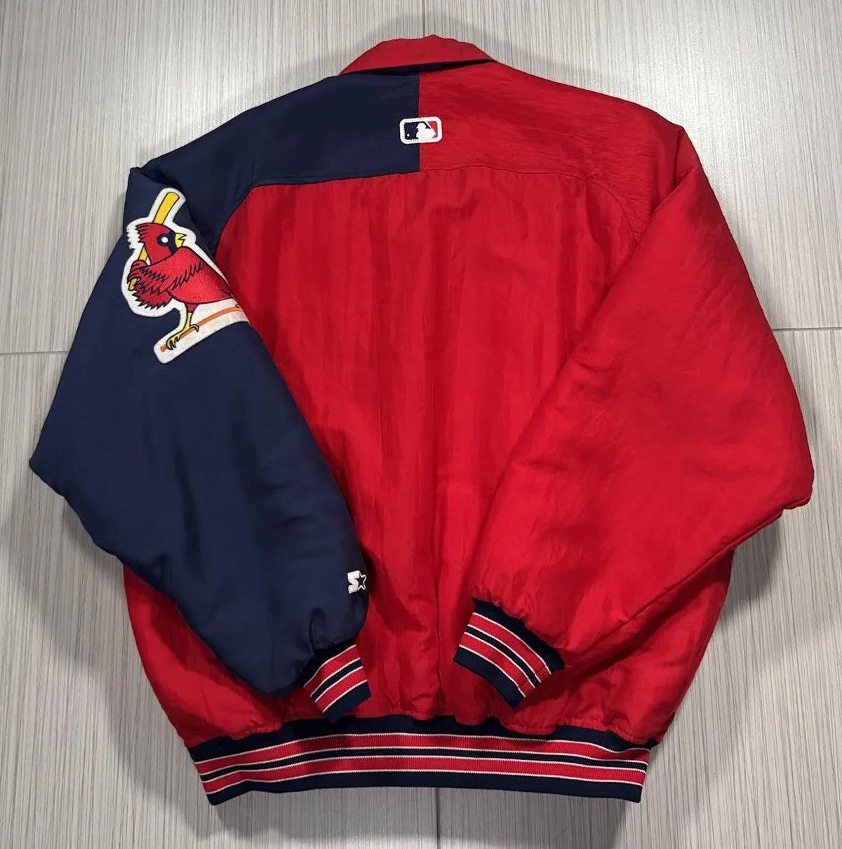 Starter Vintage Starter St Louis Cardinals Two Toned Jacket Size XL Size US XL / EU 56 / 4 - 3 Thumbnail