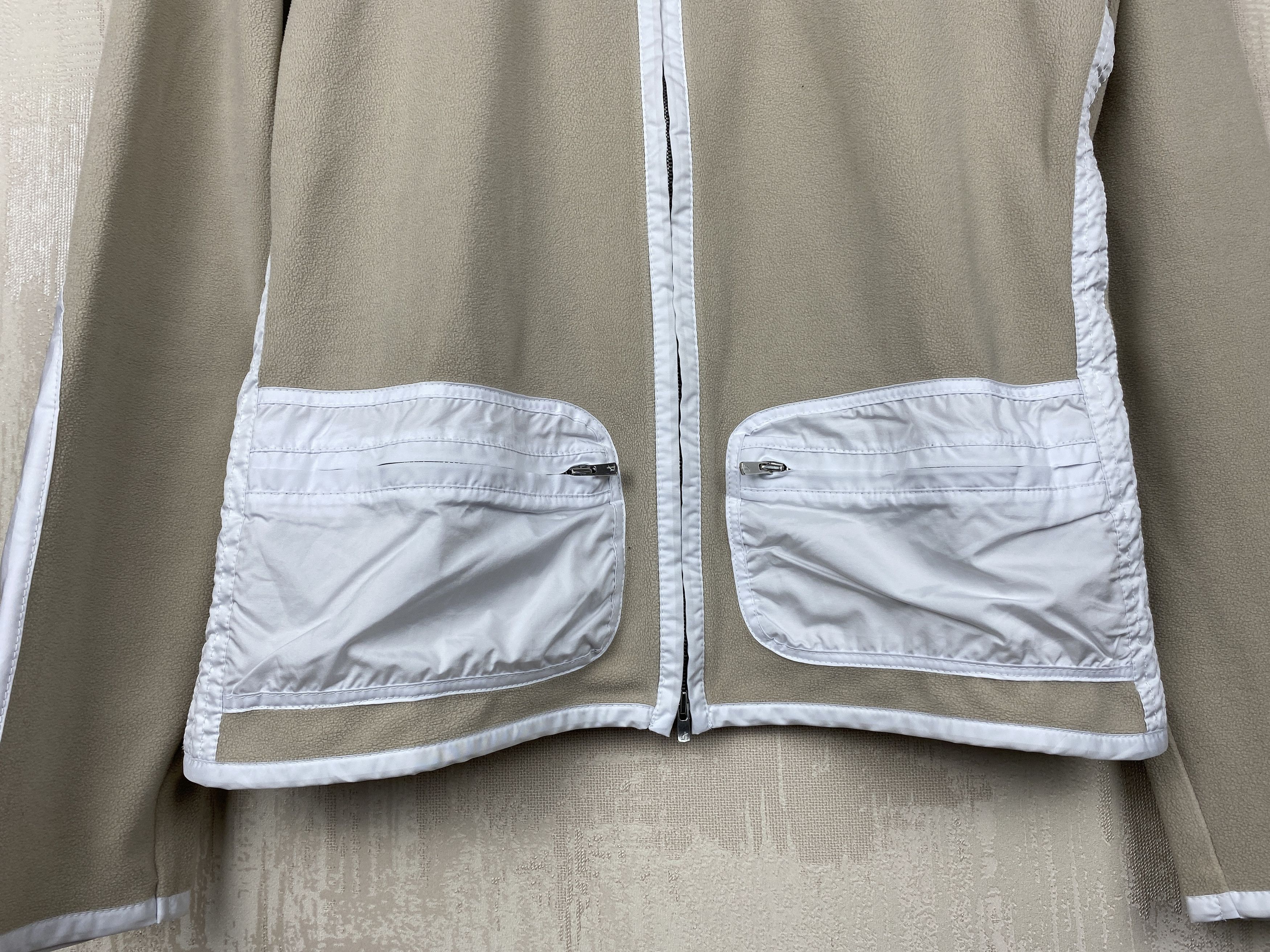 Frauenschuh Frauenschuh Beige Fleece Full Zip Jacket Made in Austria Size M / US 6-8 / IT 42-44 - 5 Thumbnail