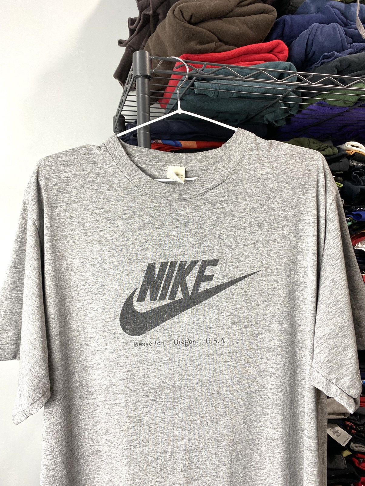 Nike Rare! Vintage 80’s Nike T Shirt Oregon USA Court Size US M / EU 48-50 / 2 - 3 Thumbnail