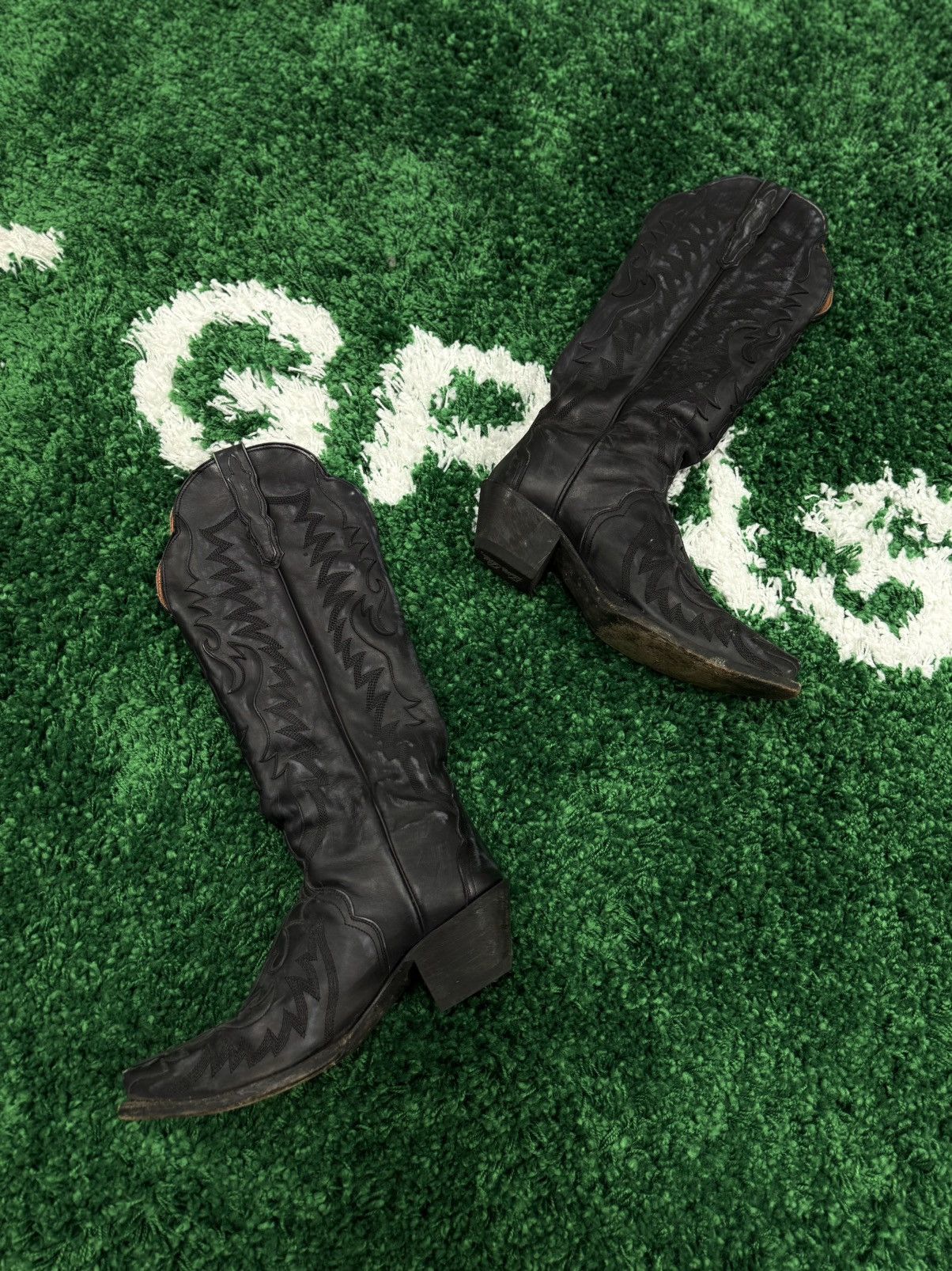 Dan Post Dan Post Hallie Western Boot Black Womens Size 8.5M Cowboy Size US 8.5 / IT 38.5 - 1 Thumbnail