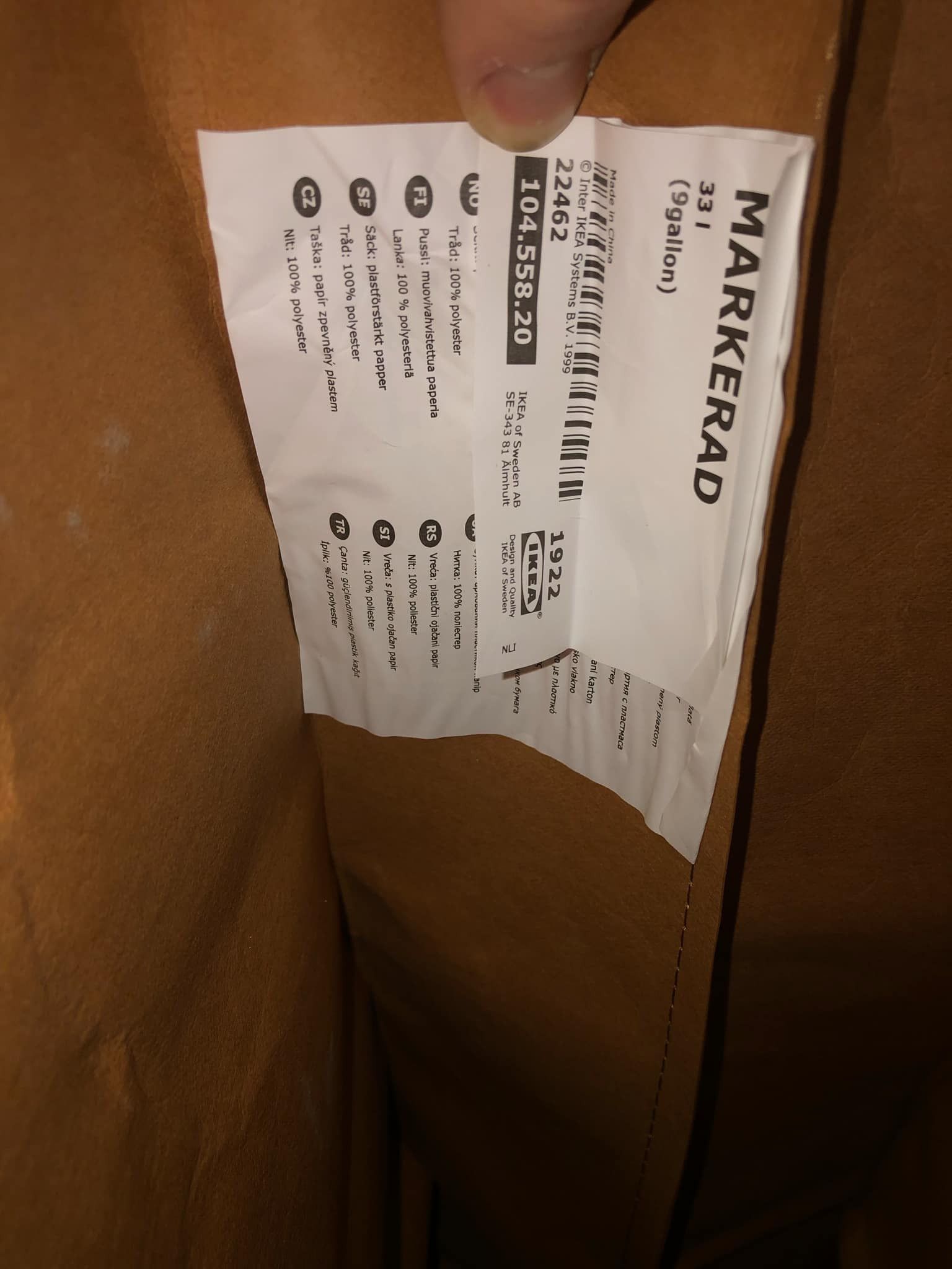 Off-White Virgil Abloh x IKEA Markerad medium bag Size ONE SIZE - 5 Thumbnail