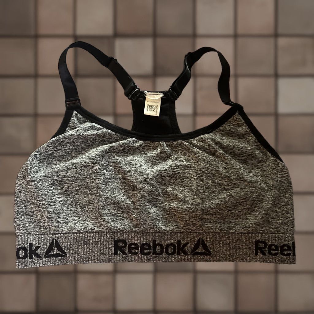 Reebok Reebok Gray Sports Bra Size Small Size ONE SIZE - 1 Thumbnail