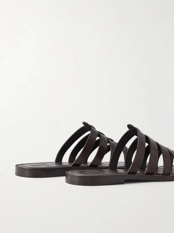 Brunello Cucinelli o1la1rc1a0325 Slippers in Brown Size US 8 / EU 41 - 3 Thumbnail