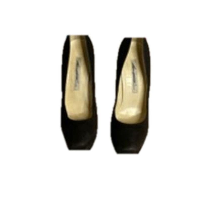 Brian Atwood Luxury Classic Black Suede Platform Stiletto Pumps 39 Size US 9 / IT 39 - 4 Thumbnail