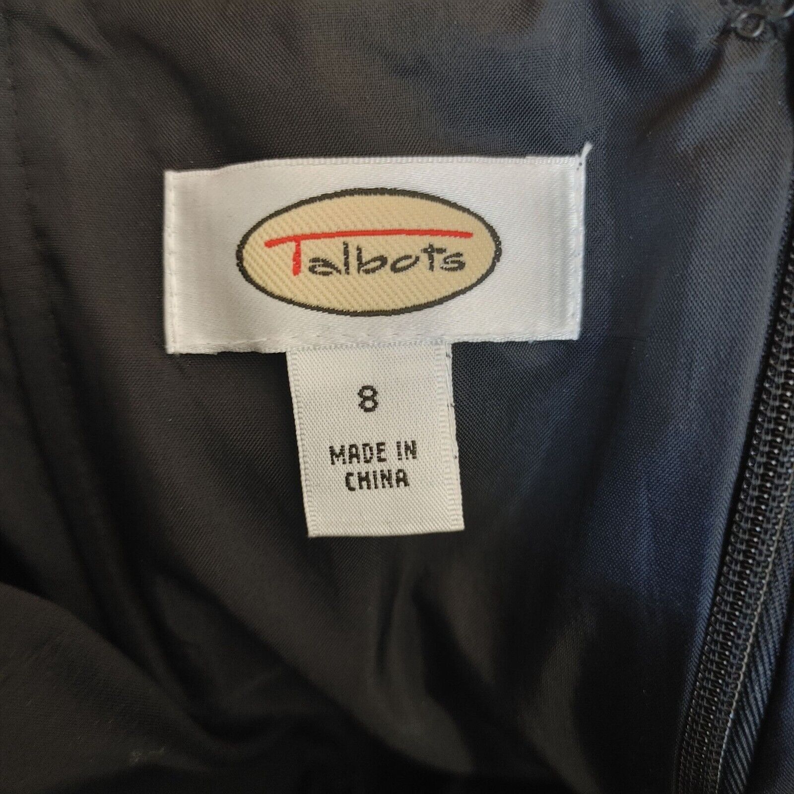 Other Talbot's Women's Black Sleeveless Midi Evening Dress 8 Size M / US 6-8 / IT 42-44 - 3 Thumbnail