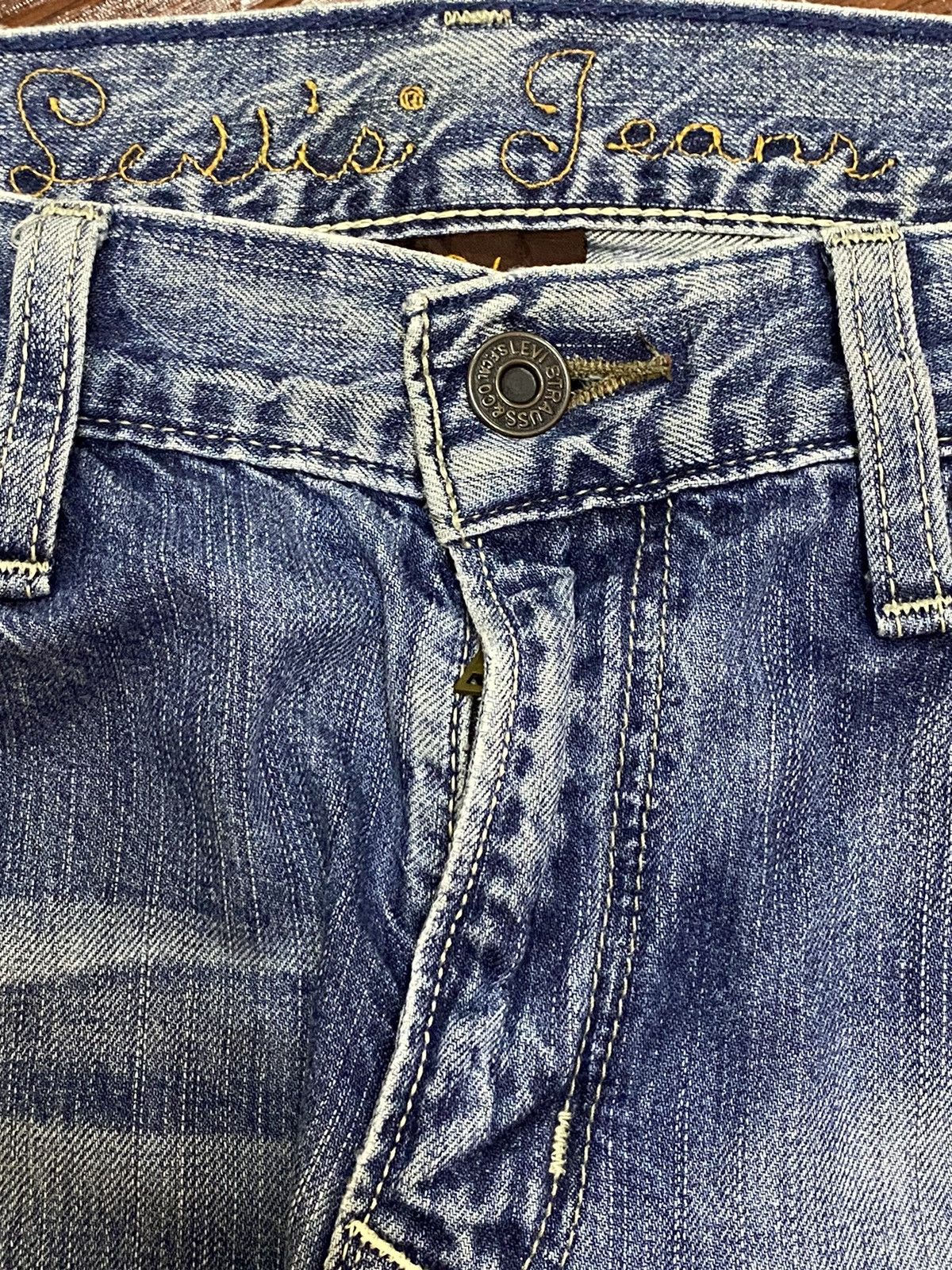Levi's Vintage Clothing Vintage Levis Japan Blue Wash Workwear Jeans Size US 31 - 13 Thumbnail