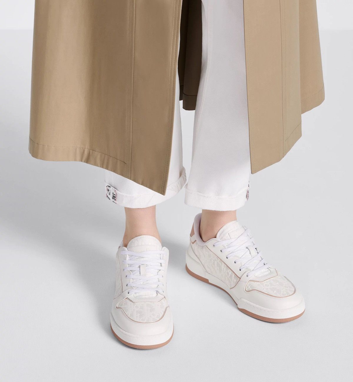 Dior Dior One Monogram Sneackers Low White Pink Size US 8.5 / IT 38.5 - 4 Thumbnail