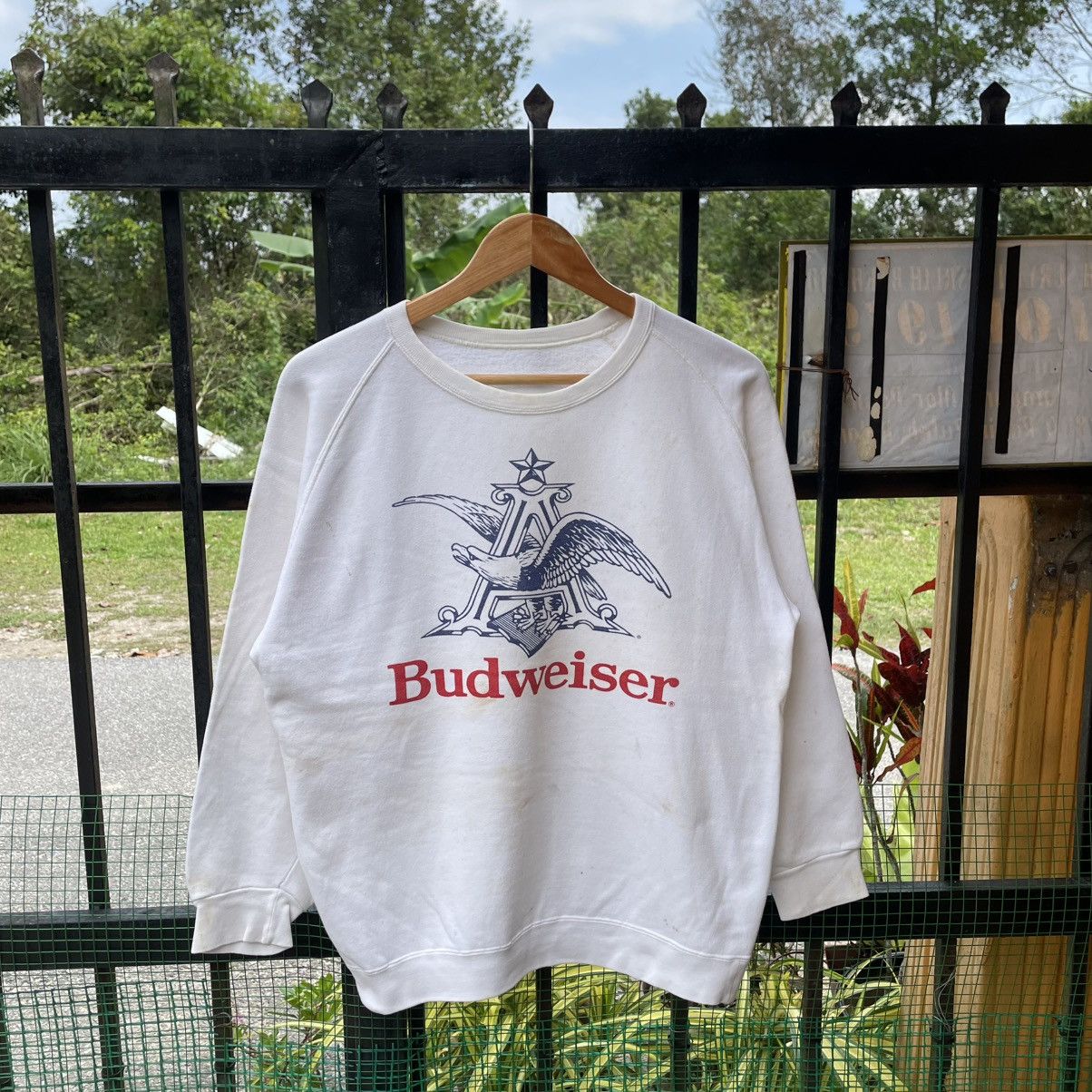 Budweiser 🔥Vintage Budweiser Big Logo Honey Buds Boxy Sweatshirts Size US M / EU 48-50 / 2 - 4 Thumbnail
