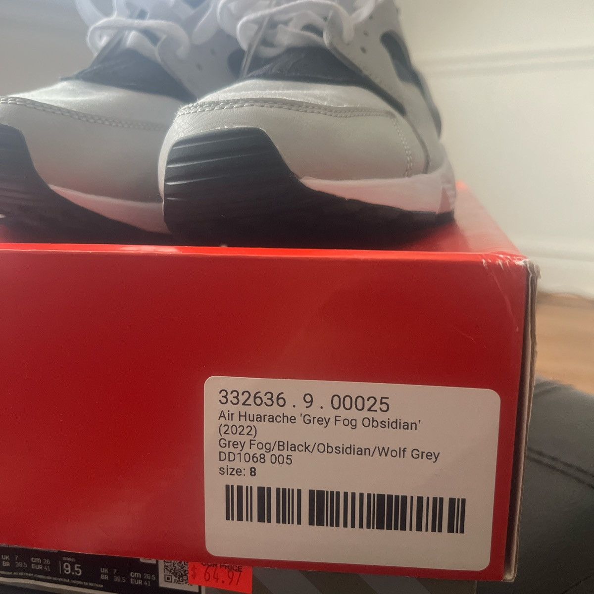 Nike Nike huarache obsidian color way men’s size 8 Size US 8 / EU 41 - 6 Thumbnail