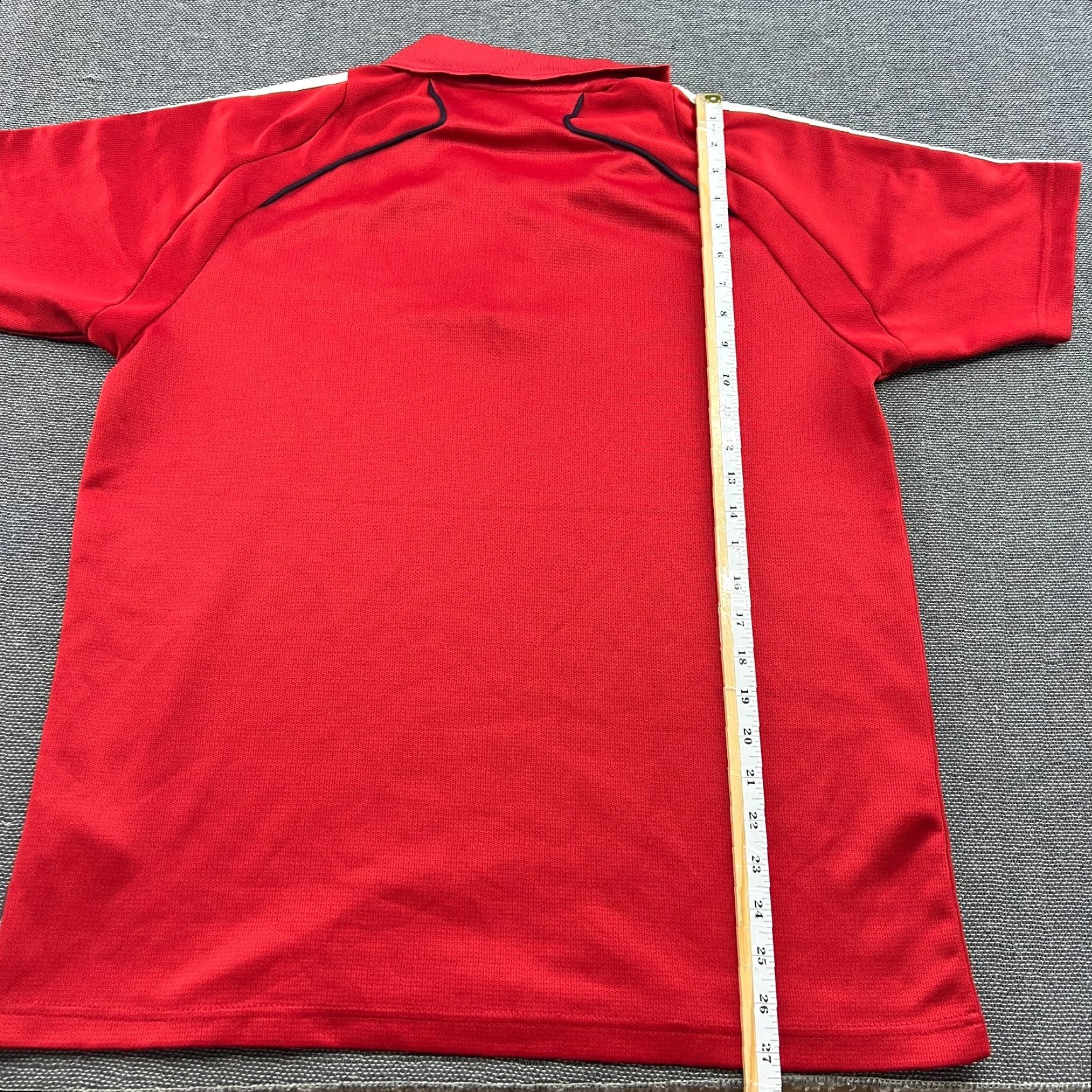 Adidas adidas Bayern Munich 2008 2009 Mens Polo Shirt Medium Red Jersey Shirt Mens Polo Red Adidas Jersey Size US M / EU 48-50 / 2 - 5 Thumbnail