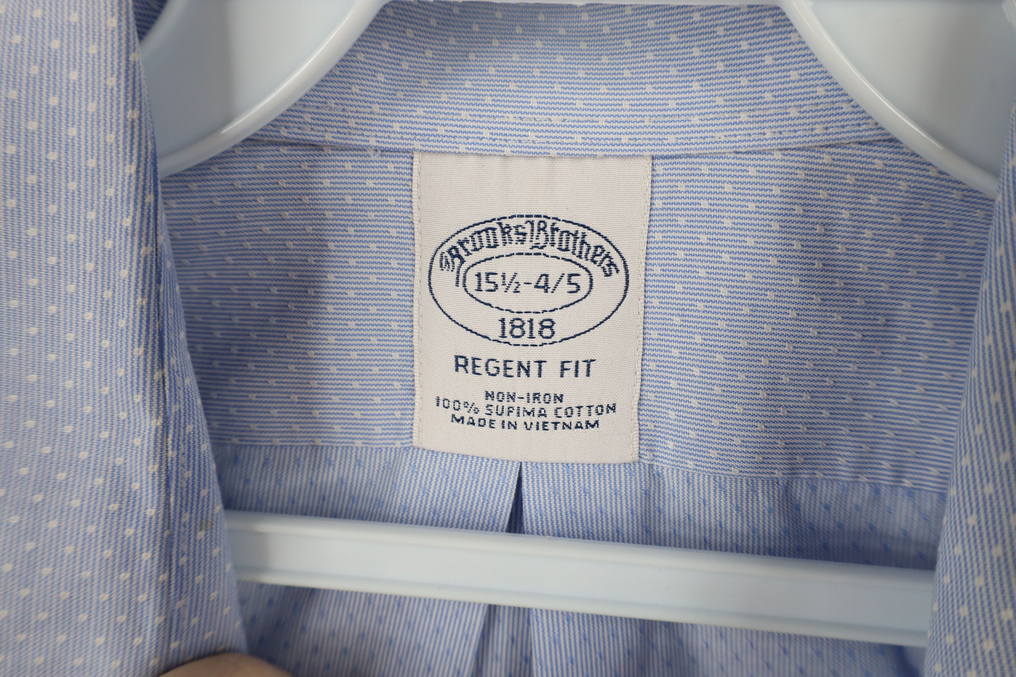 Brooks Brothers × Vintage Vintage Brooks Brothers Non Iron Polka Dot Button Shirt Size US M / EU 48-50 / 2 - 10 Thumbnail