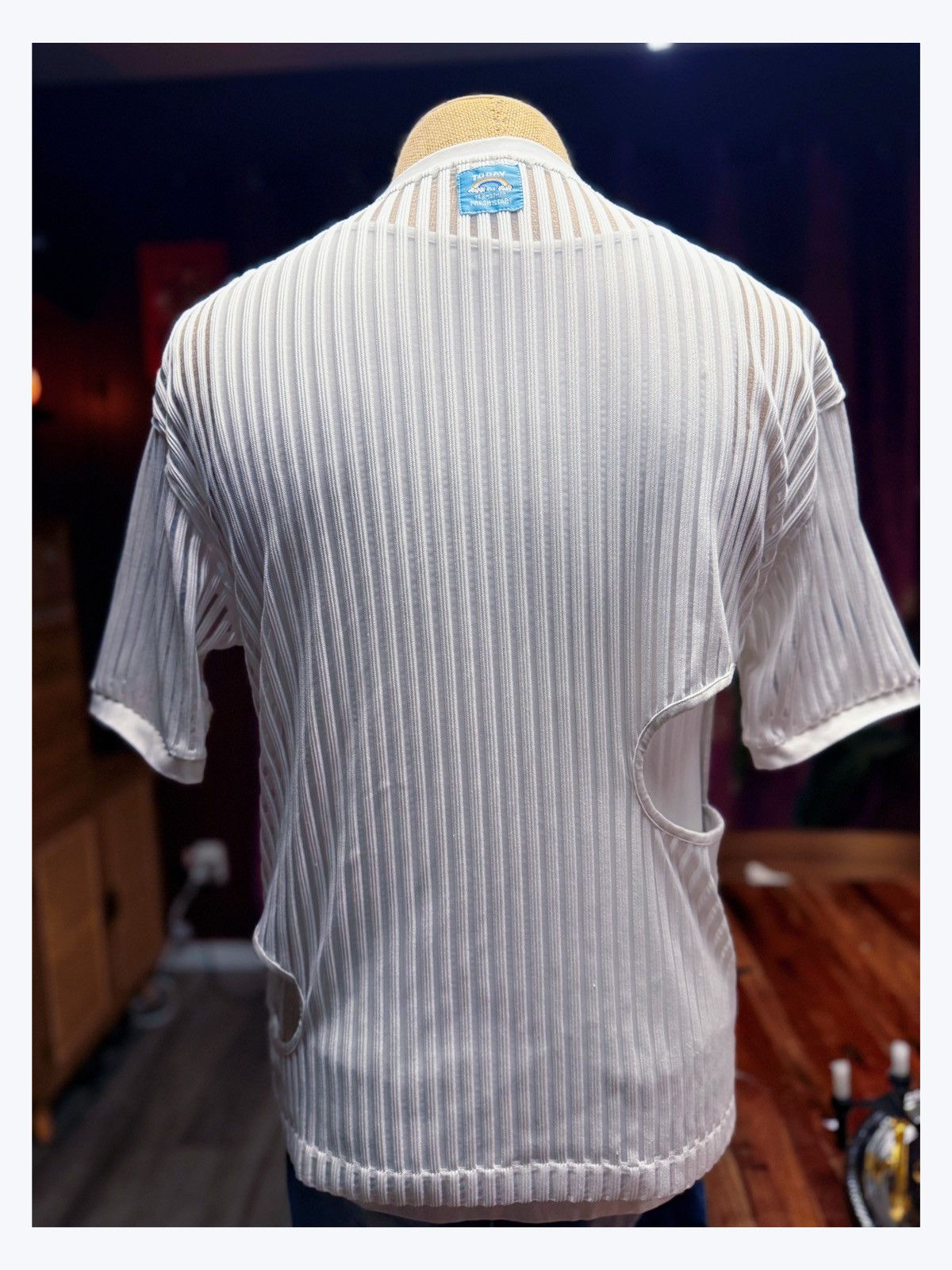Other Avant-Garde Cutout Top Set – White Tank + Textured Mesh Size US M / EU 48-50 / 2 - 8 Thumbnail