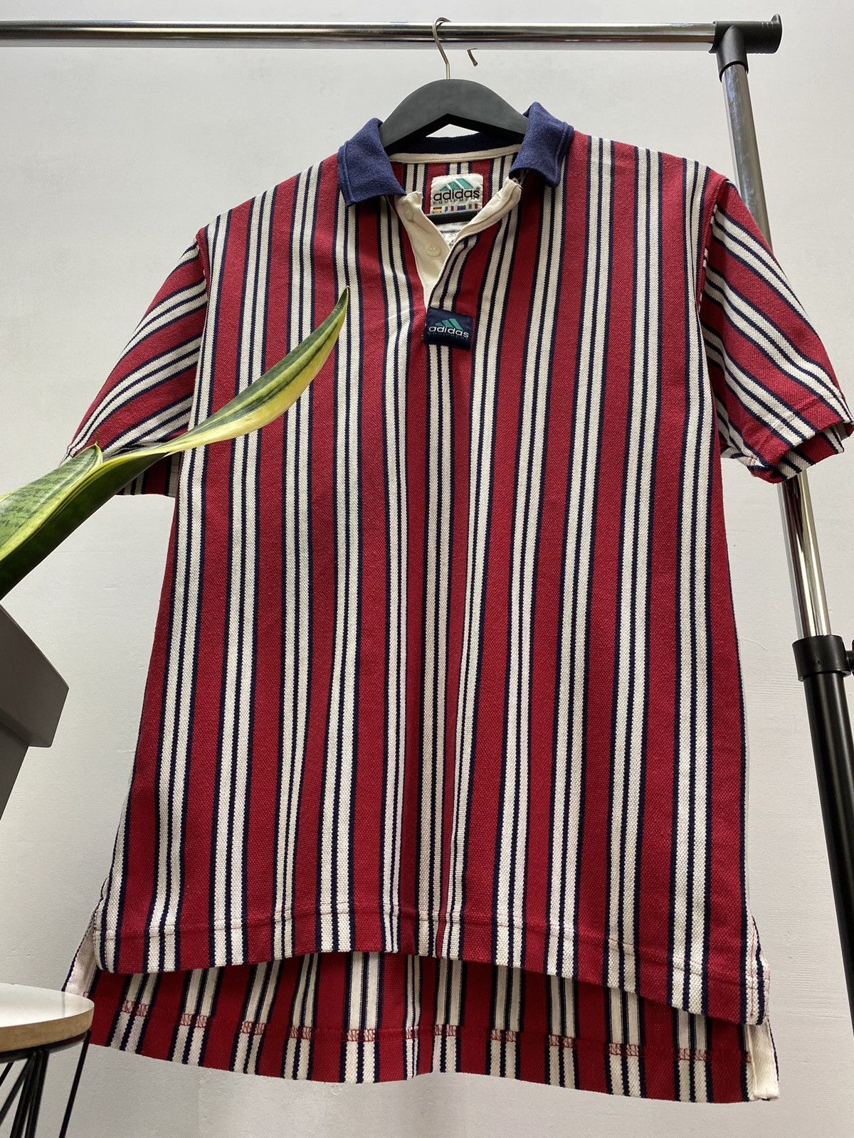 Adidas × Vintage Adidas Equipment EQT vintage striped t-shirt tee Size US S / EU 44-46 / 1 - 2 Thumbnail