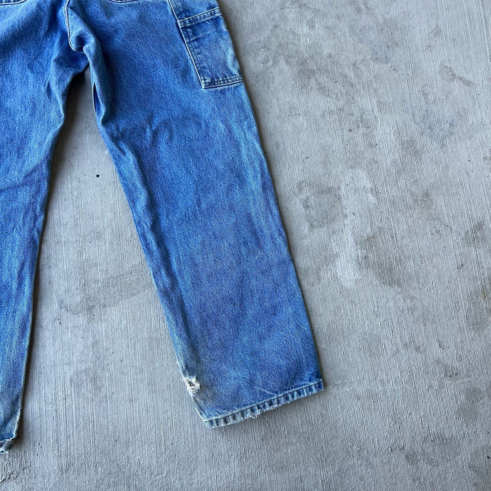 Carhartt × Vintage Carhartt denim blue jean double knee work carpenter pants Size US 30 / EU 46 - 9 Thumbnail