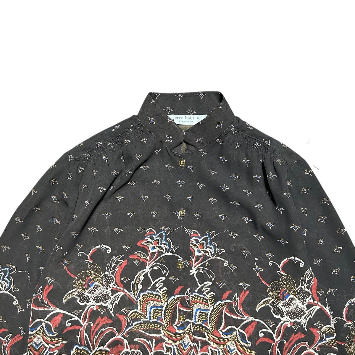 Pierre Balmain Vintage Pierre Balmain Button Up Shirt Size M / US 6-8 / IT 42-44 - 3 Thumbnail