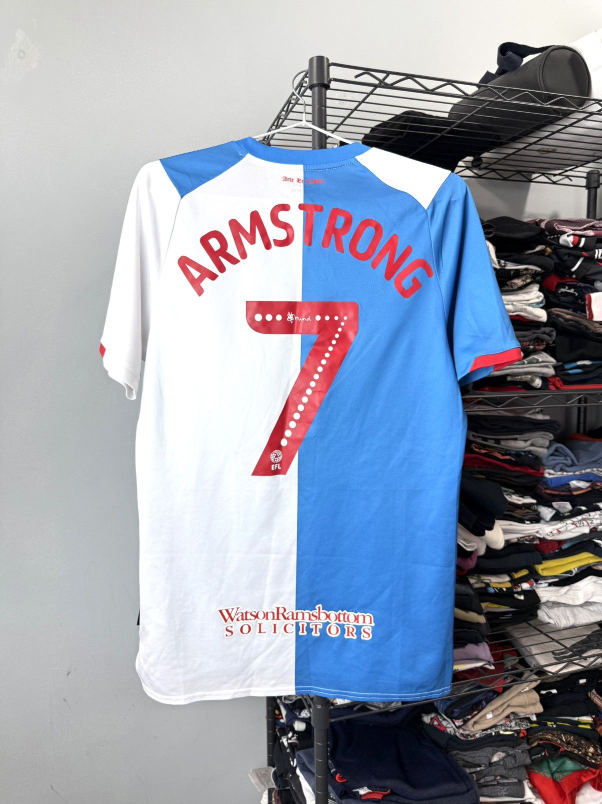 Umbro Umbro Blackburn Rovers Soccer Jersey T Shirt Size US S / EU 44-46 / 1 - 2 Thumbnail