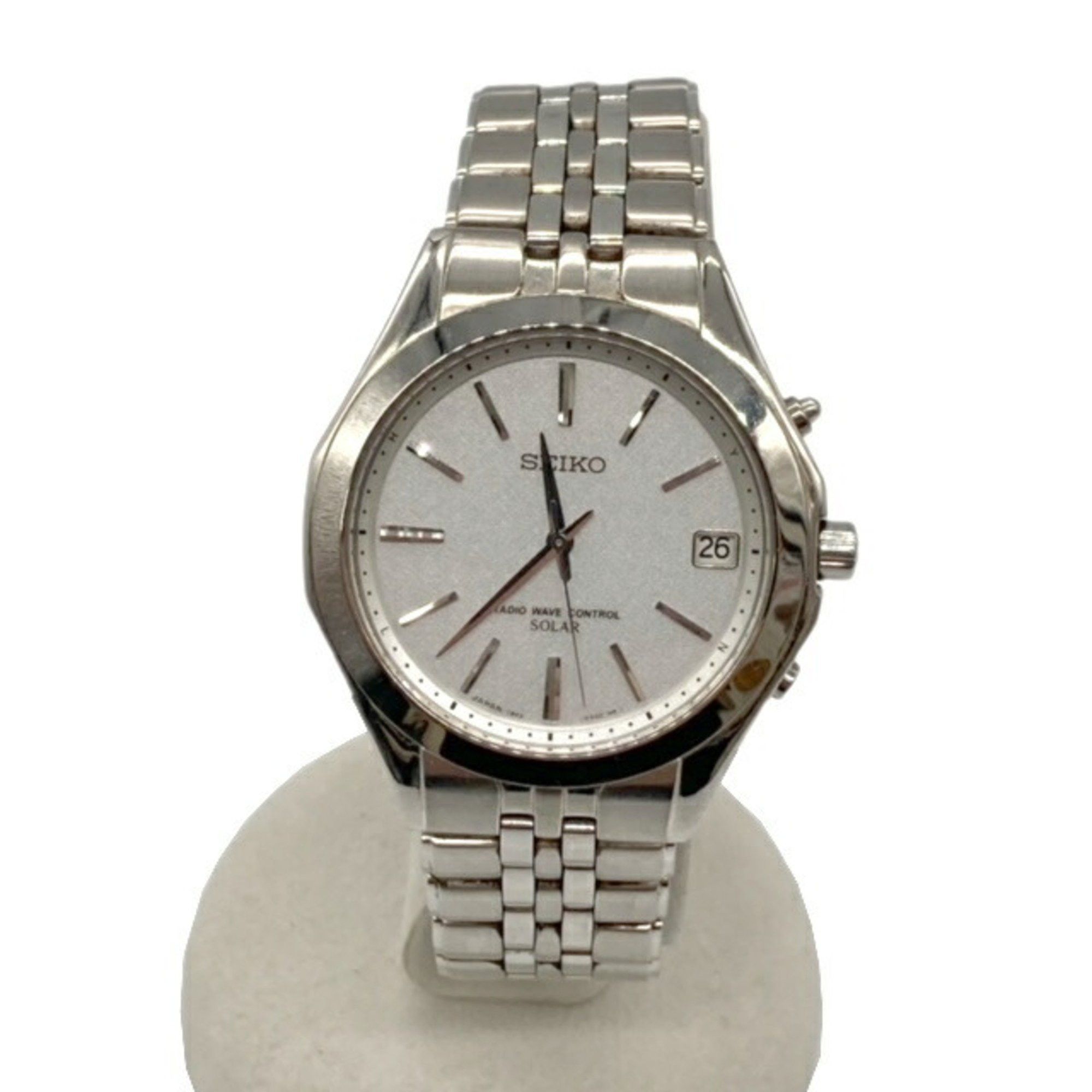 image of Seiko Dolce Watch 7B42-0Ae0 Sadz063 Men's Radio Solar in Silver