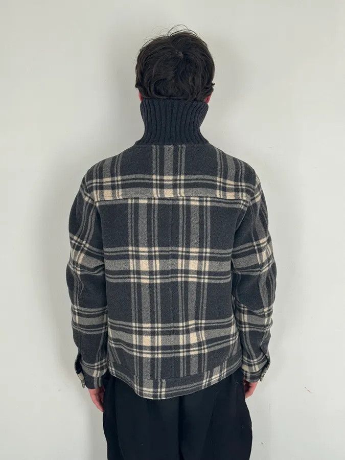 Dolce & Gabbana 2000s Dolce & Gabbana Grey Checkered Wool Jacket Size US M / EU 48-50 / 2 - 3 Thumbnail