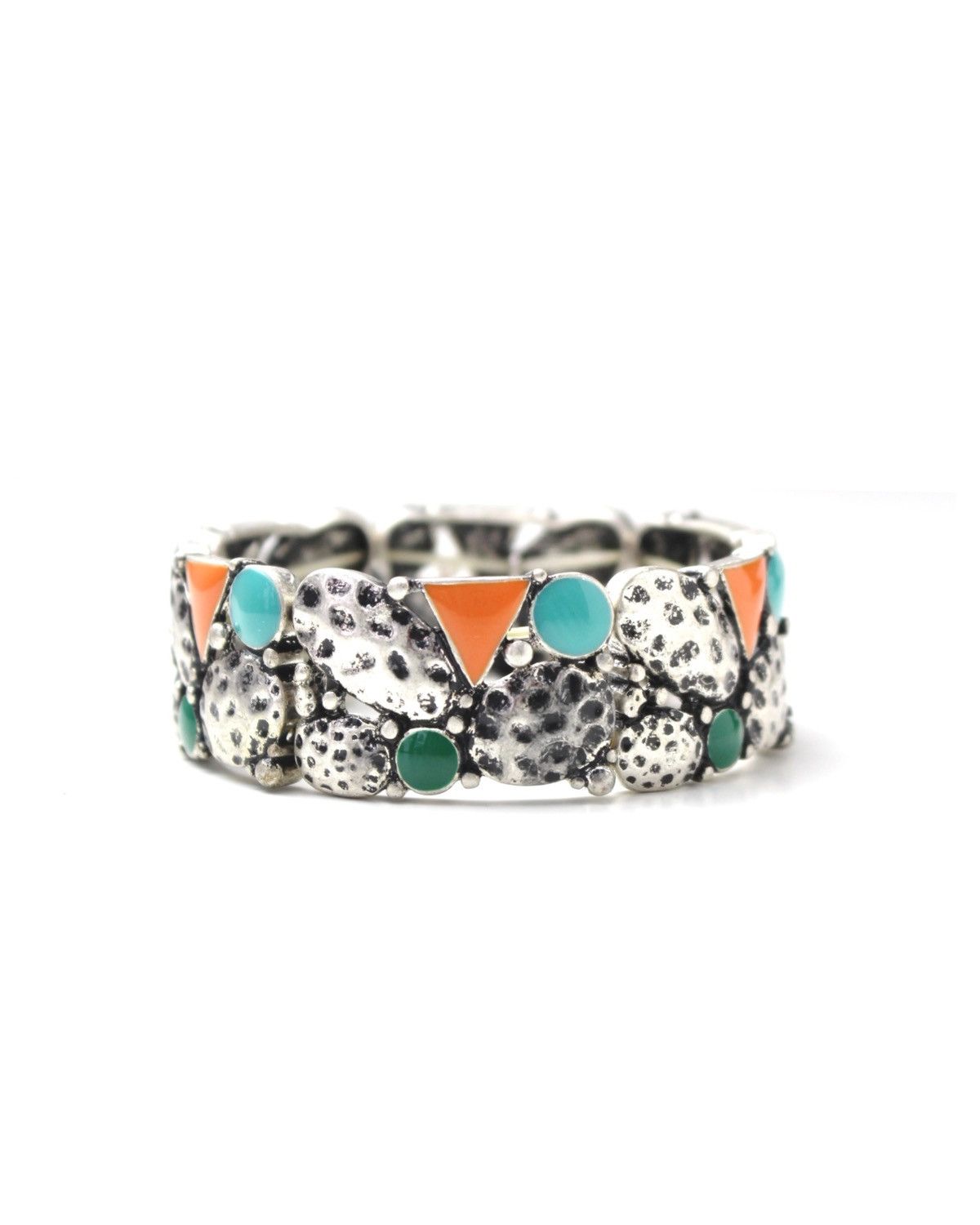 2000S JAPANESE MADE LAVA BLOOM NAVAJO NATIVE METAL BRACELET