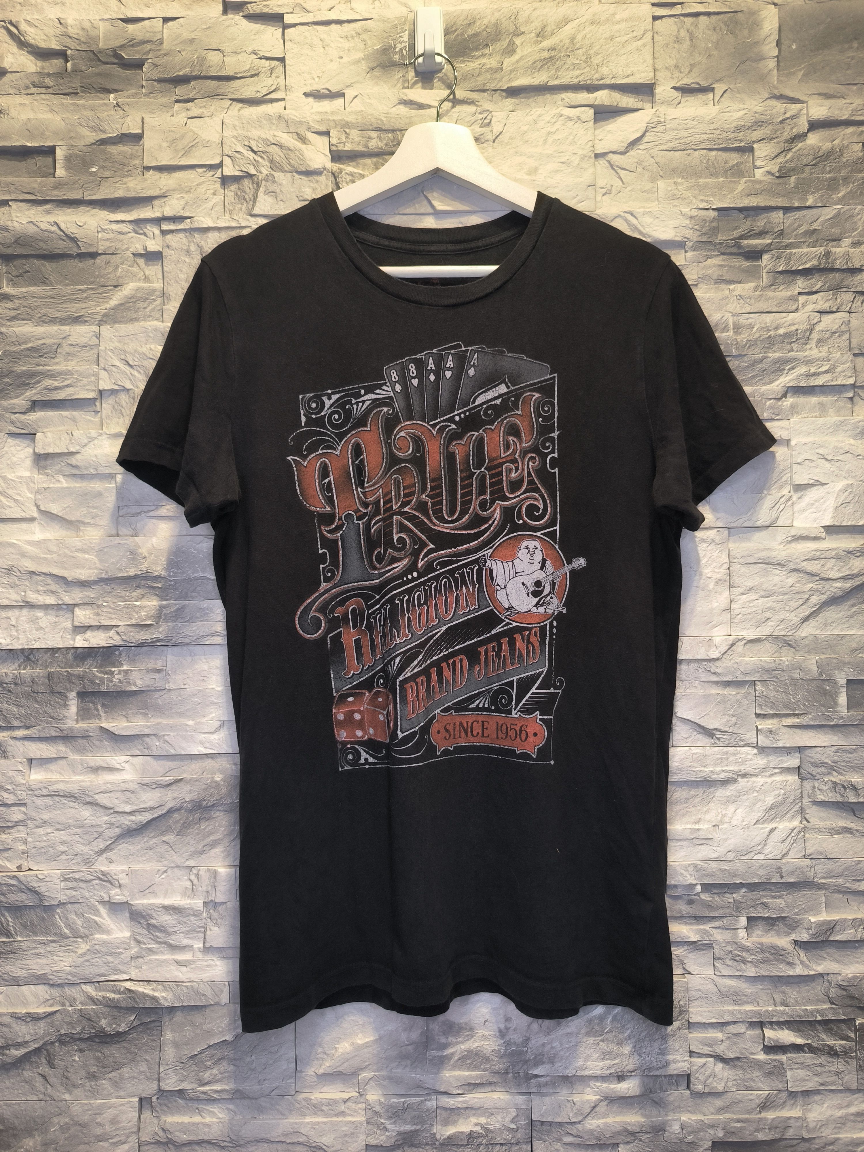 True Religion × Vintage True Religion T-Shirt Tee Vintage TR Black Logo Size US M / EU 48-50 / 2 - 1 Thumbnail